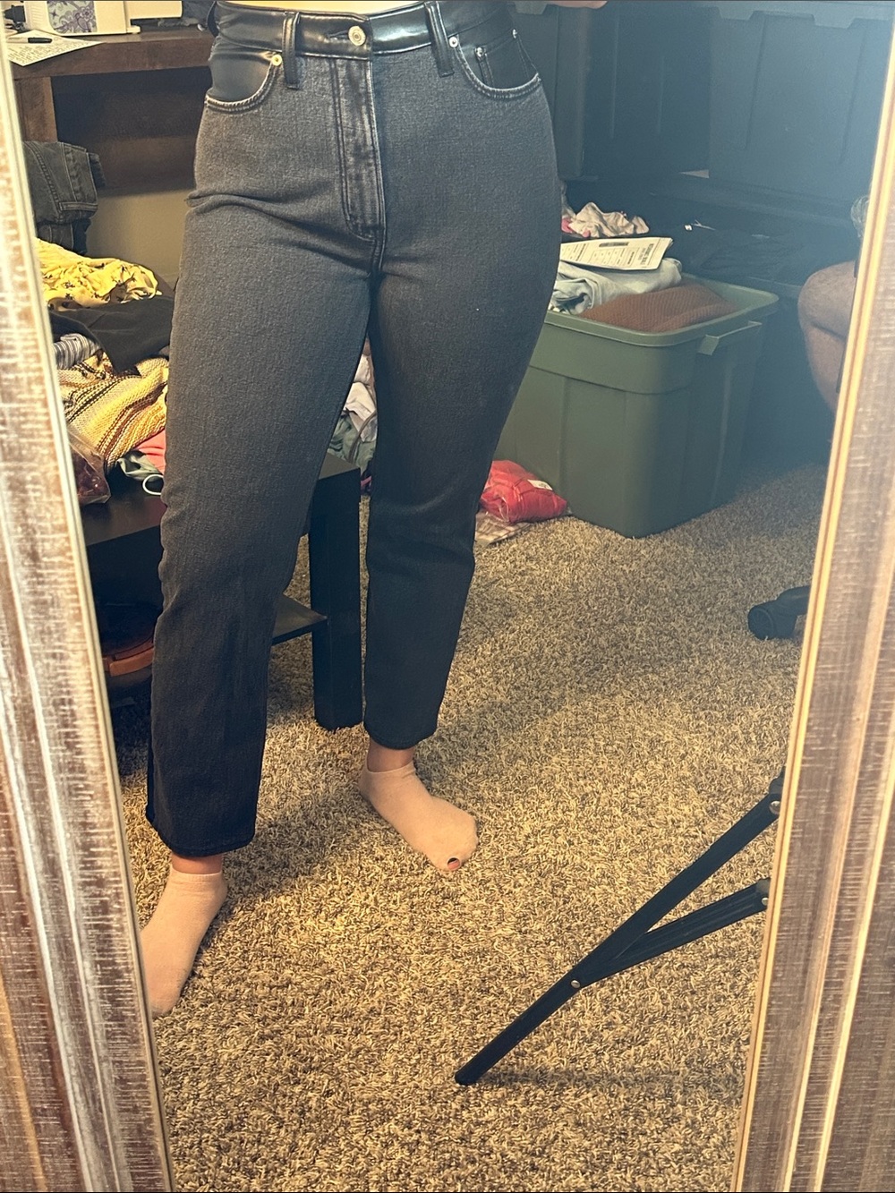 Abercrombie & Fitch Ankle Straight Ultra High Rise